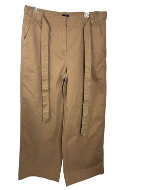 J. Crew Knot Belt Wide-Leg Women’s Pants - Khaki